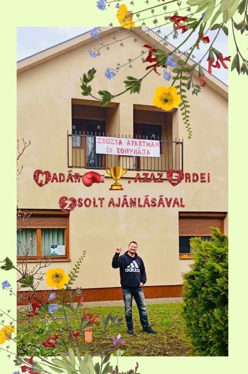 Zsuzsa Apartman Hajdúszoboszló מראה חיצוני תמונה